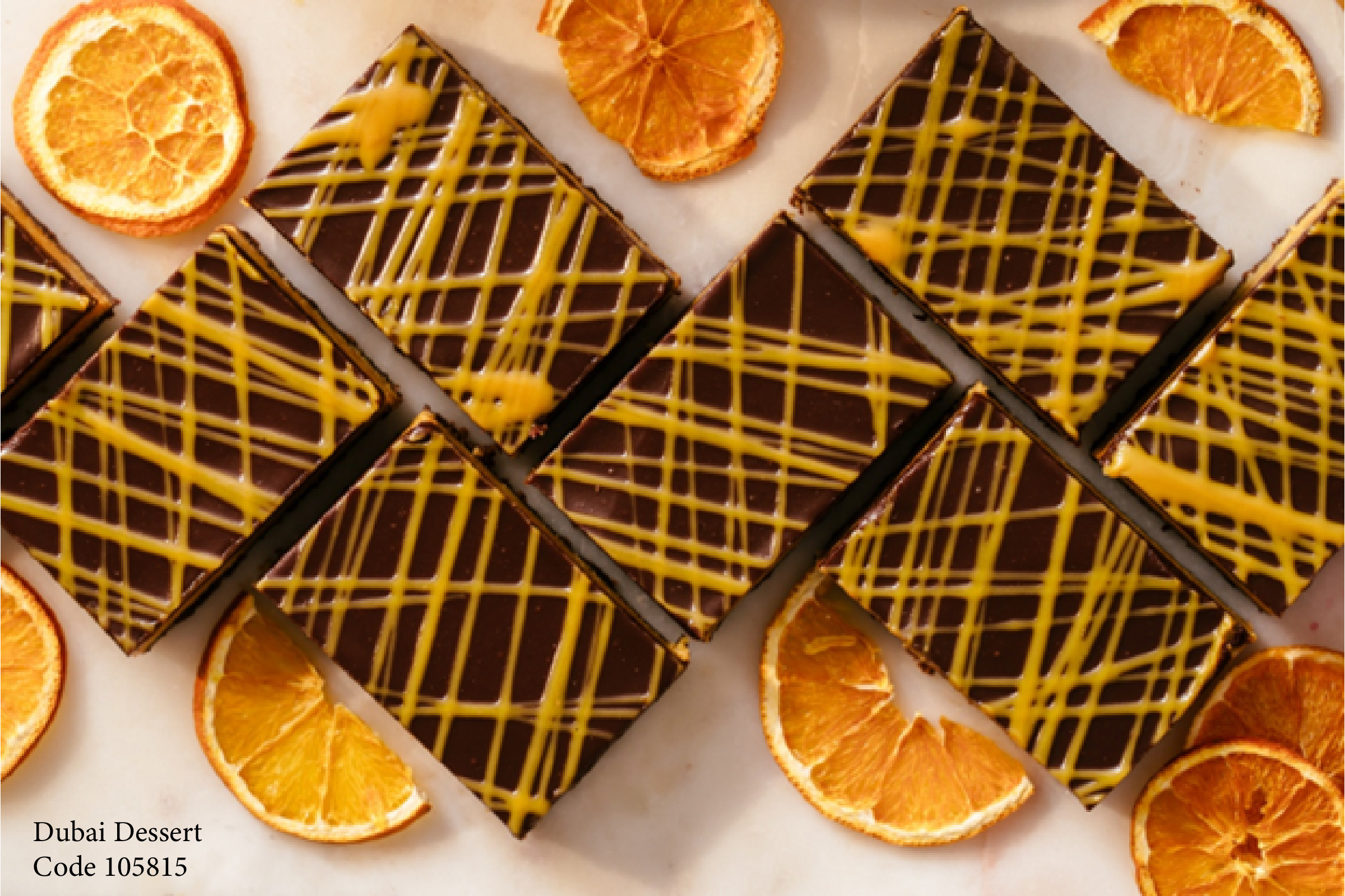 Dubai Dessert for restaurant seasonal menu, restaurant seasonal desserts for foodservice